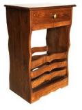 LocVille Decarve Book Shelve In Teak Finish