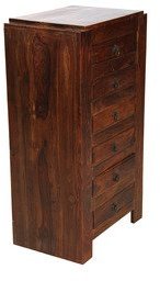 LocVille Maradina Chest Of Drawers In Teak Finish