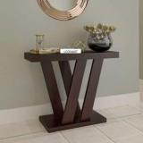 Loonart Solid Sheesham Wood Console/End Table For Living Room / Hotel. Solid Wood Console Table