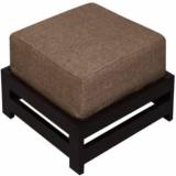 Loonart Solid Wood Cube Ottoman