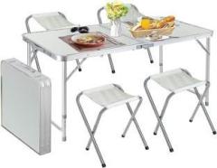 Lufjika Metal 4 Seater Dining Table