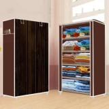 Lyzoo A5 Shelf Plastic Wardrobe PVC Collapsible Wardrobe