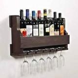 Maa Laxmi Wooden Wine Rack