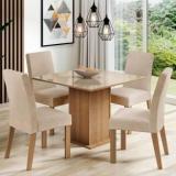 Madesa C Ntia Dining Room Engineered Wood 4 Seater Dining Set