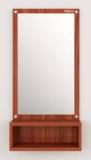 Madhuran Engineered Wood Dressing Wall Mirror Hanging Bedroom Classic Walnut Engineered Wood Dressing Table