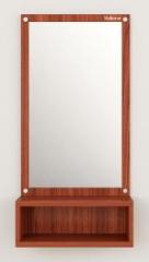 Madhuran Engineered Wood Dressing Wall Mirror Hanging Bedroom Classic Walnut Engineered Wood Dressing Table