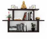 Mahaakaay Engineered Wood Open Book Shelf