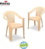 Maharaja Chetak for Home, Office | Comfortable | Arm Rest | Bearing Capacity upto 200Kg Plastic Outdoor Chair