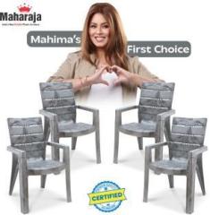 Maharaja Crown for Home, Office | Comfortable | Arm Rest | Bearing Capacity upto 200Kg Plastic Outdoor Chair