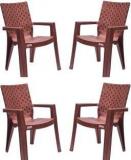 Maharaja Moulded Matrix Durable Strong Chair With Long Rest Back Plastic Outdoor Chair