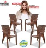 Maharaja Vintage for Home, Office | Comfortable | Arm Rest | Bearing Capacity up to 200Kg Plastic Outdoor Chair