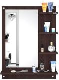 Malbro Dressing Table With Mirror/Dressing Wall Mirror With Shelves For Living/Bedroom Engineered Wood Dressing Table