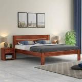 Mamata Wood Decor Sheesham Wood King Size Bed, Double Bed for living room Solid Wood King Bed