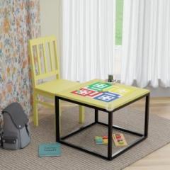 Mamta Home Furniture Solid Wood Ludo Table with Chair for Kids Room Solid Wood Activity Table