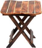 Manzees Wooden Beautifull Handmade Foldable Coffee Table for Living, OutDoor Solid Wood End Table