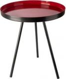 Market 99 VON CASA, Round Side Table, Metal End Table, Nightstand, Small Table, Accent Table, Steel Side Table