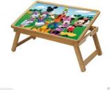 Mayumi Multipurpose Foldable Study Table / Kids Activity Table / Laptop Table With An ELEGANT CARTOON PRINT 11 Solid Wood Activity Table