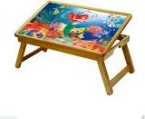 Mayumi Multipurpose Foldable Study Table / Kids Activity Table / Laptop Table With An ELEGANT CARTOON PRINT 5 Solid Wood Activity Table