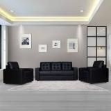 Mayur Leatherette 3 + 1 + 1 Sofa Set