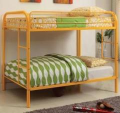 Metalmaster Bunk Bed For Junior, Twin Over Full Size Beds With Sturdy Guard Rail Metal Bunk Bed