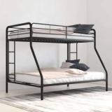 Metalsmith Bunk Bed For Junior, Twin Over Full Size Beds With Sturdy Guard Rail Metal Bunk Bed