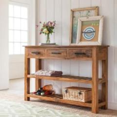 Mewar Furniture Solid Sheesham Wood Console Table For Living Room, Hotel. Solid Wood Console Table