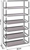 Mezire Long Shoe Rack PVC Collapsible Wardrobe