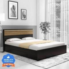 Mintwud From Pepperfry Enri Engineered Wood Queen Drawer Bed