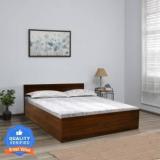 Mintwud From Pepperfry Tahara Engineered Wood Queen Box Bed