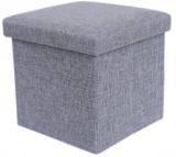 Miyani Sales Cube Shape Sitting Stool with Storage BoxLiving Foldable StorageBinsMultipurpose Stool