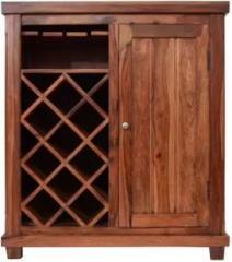 Mk Furniture Solid Wood Bar Cabinet