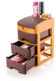 Mmclubs 3 Layer Multipurpose Drawer Storage Organizer Desk Chests Box Drawer Units Plastic Free Standing Chest of Drawers