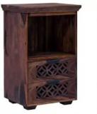 Mmr Furniture Wooden Bedside Table for Bedroom Side Table with 2 Drawers Storage Box Solid Wood Side Table