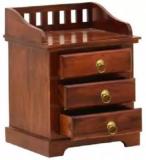 Mmr Furniture Wooden Bedside Table For Bedroom Side Table With 3 Drawers Solid Wood Side Table