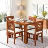 Modway Sheesham Wood Dining Table Set For House/Office Solid Wood 4 Seater Dining Set