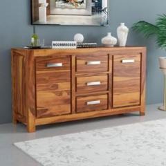 Moonwooden Wooden Storage Tv Cabinet for Home Furniture Solid Wood Free Standing Sideboard