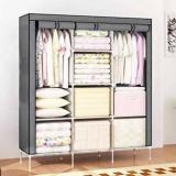 Ms Modstyle 6+2 Shelves 3 Door 88138 PP Collapsible Wardrobe