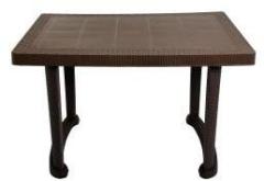 My Giraffe TROFI BROWN Plastic 4 Seater Dining Table