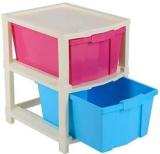 My International Multi Color 2 Layer Storage Drawer Organizer Plastic Free Standing Chest Of Drawers