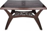 National Jaipur Roma Four Seater Dining Table, Brown Plastic 4 Seater Dining Table