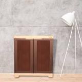 National Planet Power Small Cupboard, Brown & Beige Plastic Cupboard