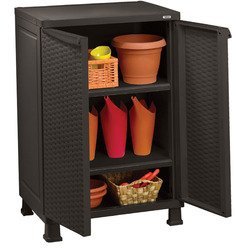 National Rattan Base Cabinet