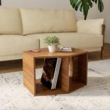 Neudot Hexa Coffee Table Cum Side Table Engineered Wood Coffee Table