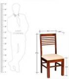 Nidoo Dining Chair With Seating Cushion Solid Wood Dining Chair