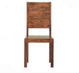 Nidoo Sheesham Wood Single Seater Dining Chair Solid Wood Dining Chair