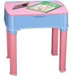 Nilkamal Apple Moulded Baby Desk In Red & Blue Colour