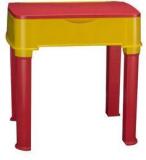 Nilkamal Apple Moulded Baby Desk In Red & Yellow Colour