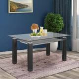 Nilkamal Aquila Glass 6 Seater Dining Table