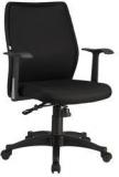 Nilkamal Blaze Mid Back Chair In Black