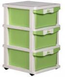 Nilkamal Chester Storage Drawer Series In Cream & Pastel Green Colour